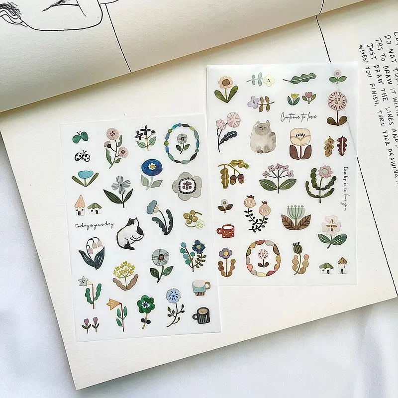 Pion - Planner Sticker - Twilight Flower Town 1