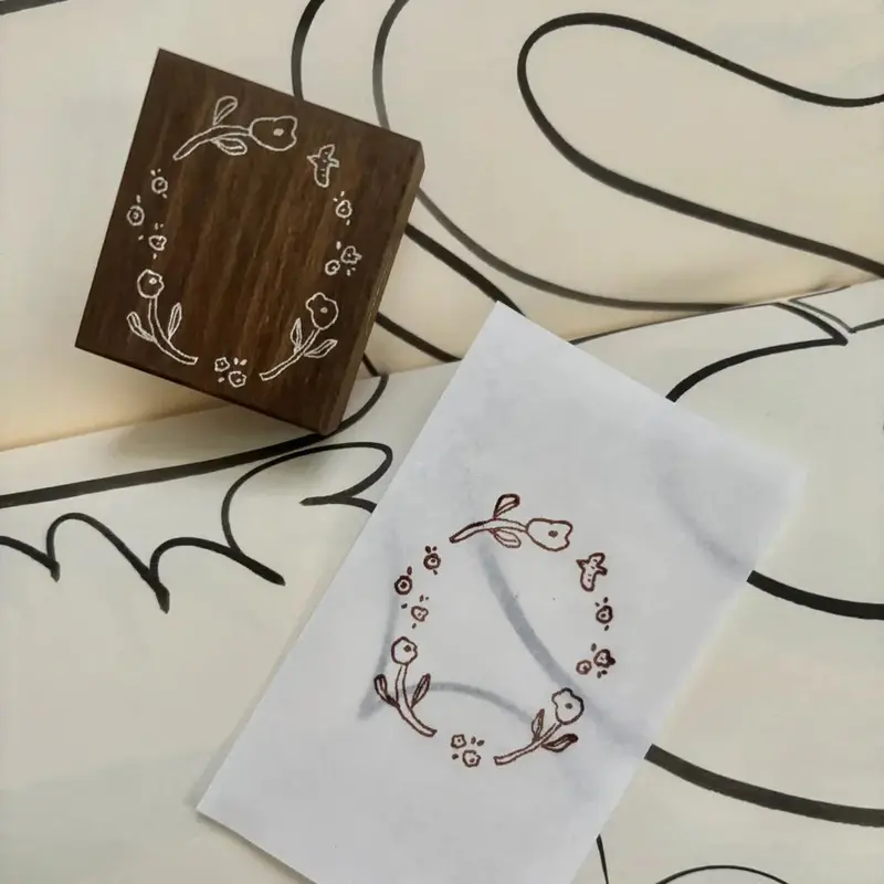 Pion - Stamp - Egg Flower 1