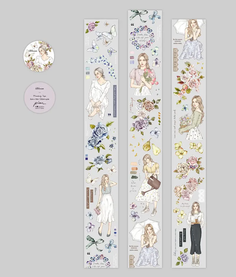 Pion - Washi Tape - Bloom (Pet) 1