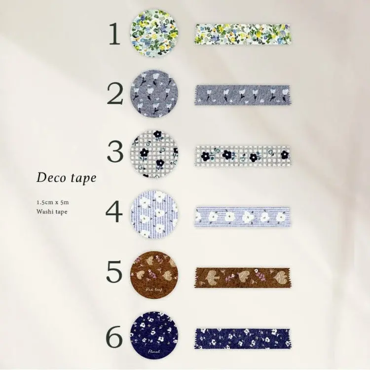 Pion - Washi Tape -Deco Tapes (1 - 6) 1
