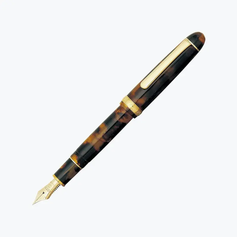 Platinum - Fountain Pen - #3776 Century - Celluloid - Tortoise 1