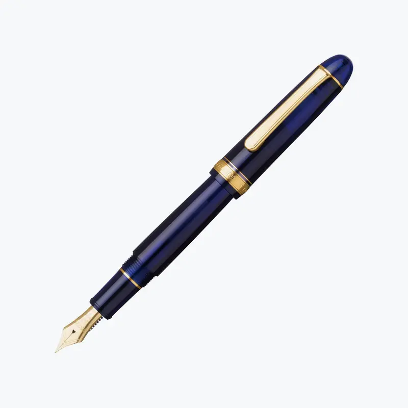Platinum - Fountain Pen - #3776 Century - Chartres Blue (Gold) 1