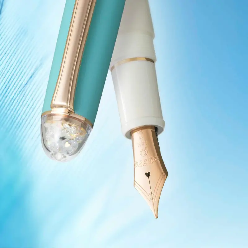 Platinum - Fountain Pen - #3776 Century - Shape Of Heart Bluebird 1