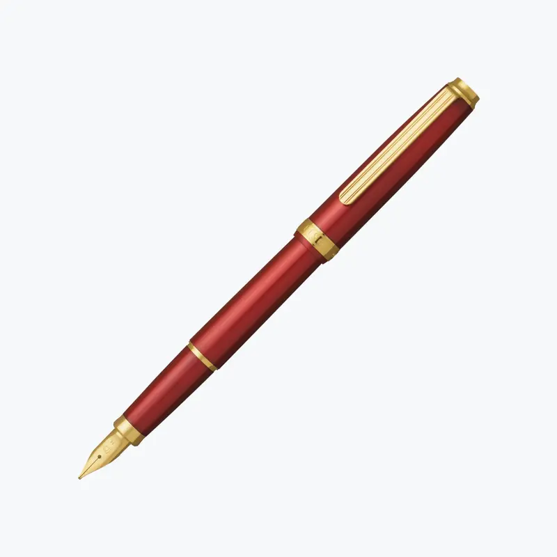 Platinum - Fountain Pen - Biso - Flame Red 1