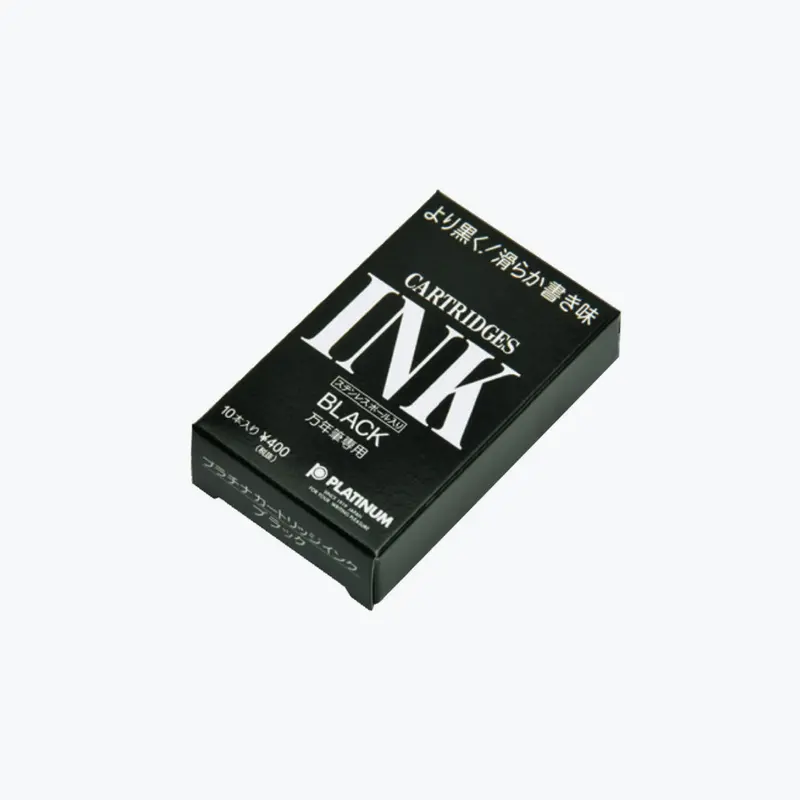 Platinum - Fountain Pen Ink - Cartridges - Standard - Black 1