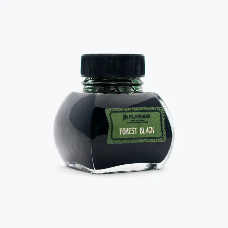 Platinum - Fountain Pen Ink - Classic - #44 Forest Black 1