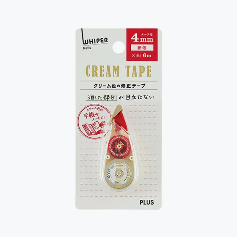 Plus - Correction Tape - Cream - 4Mm 1