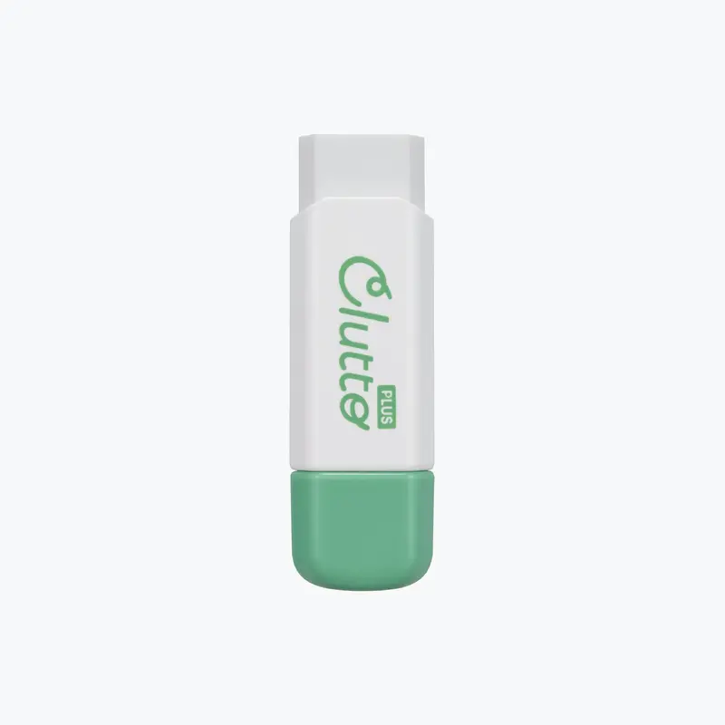 Plus - Eraser - Clutto - Green 1