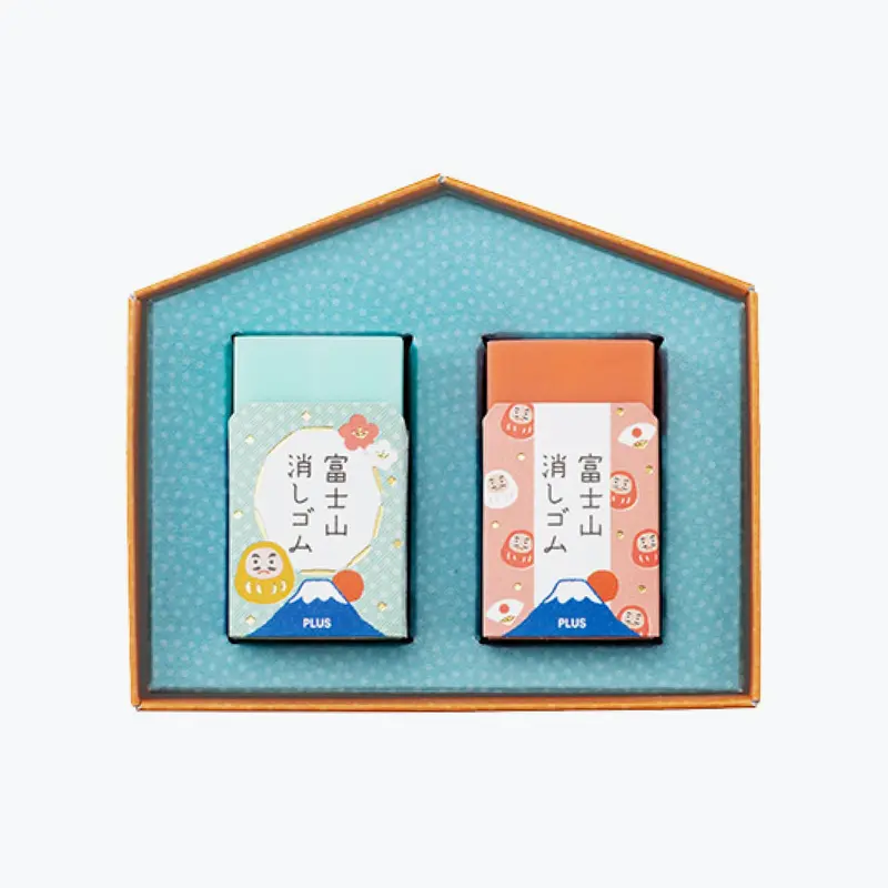 Plus - Eraser Set - Air-In - Mt. Fuji - Daruma 1