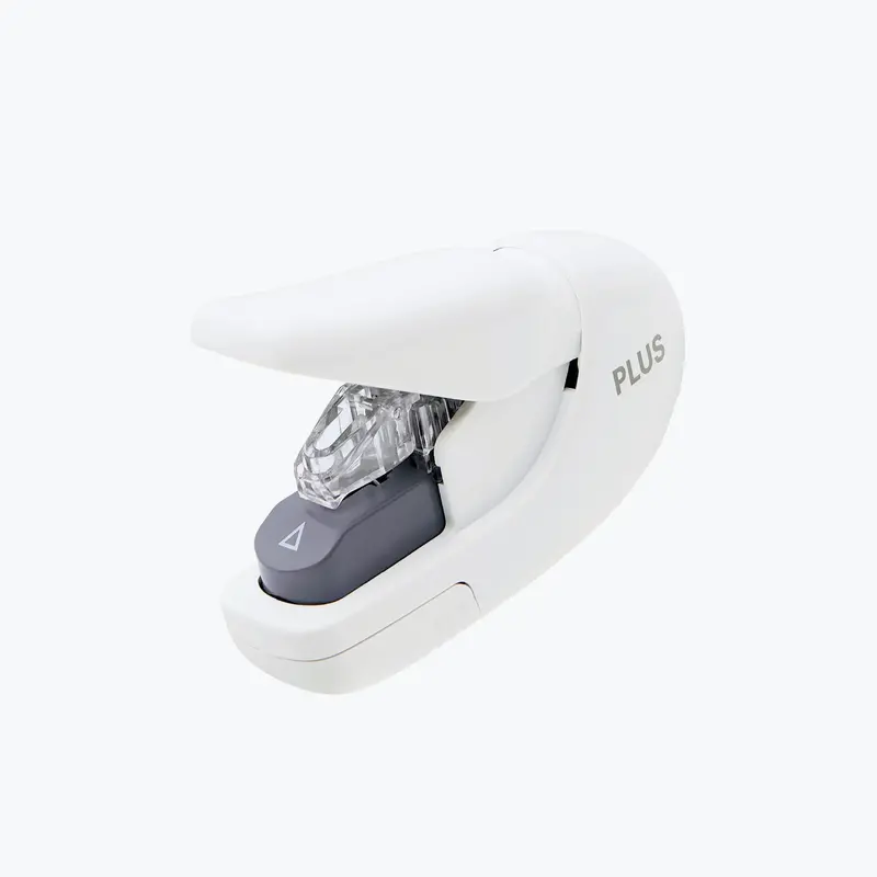 Plus - Stapler - Staple-Free Stapler - White 1