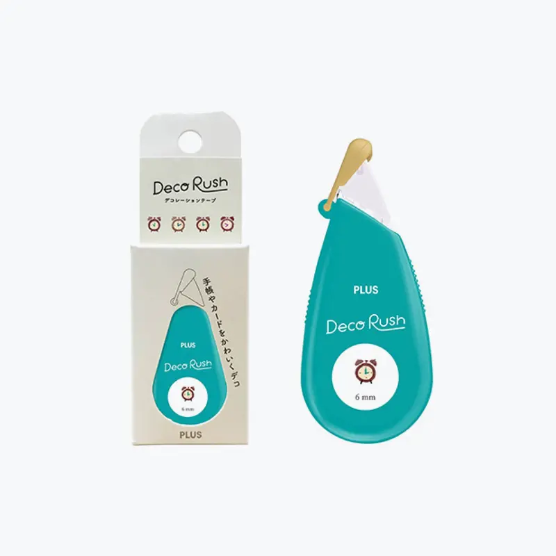 Plus - Washi Tape - Deco Rush 2022 - 6Mm - Clocks <Outgoing> 1