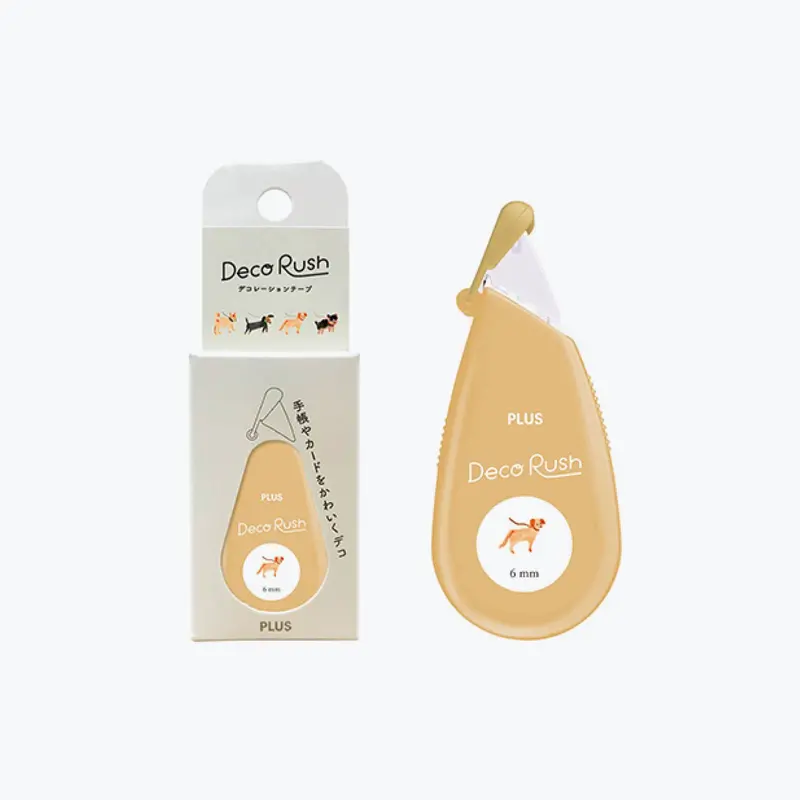 Plus - Washi Tape - Deco Rush 2022 - 6Mm - Dogs <Outgoing> 1
