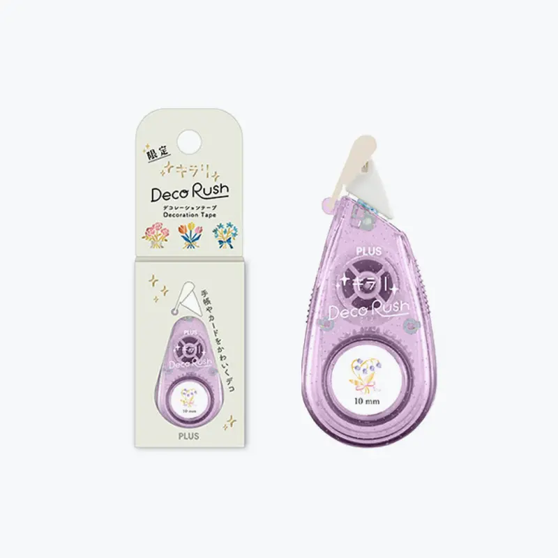 Plus - Washi Tape - Deco Rush - Kirari - 10Mm - Bouquet 1