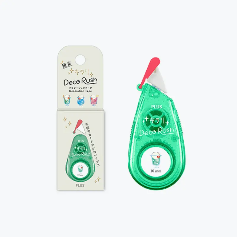 Plus - Washi Tape - Deco Rush - Kirari - 10Mm - Cream Soda 1