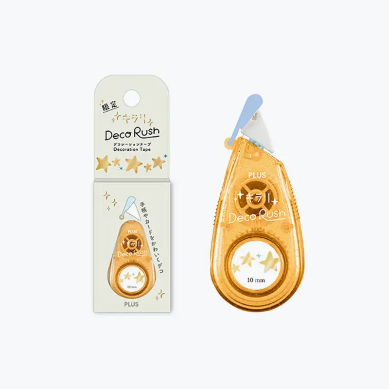Plus - Washi Tape - Deco Rush - Kirari - 10Mm - Stars 1