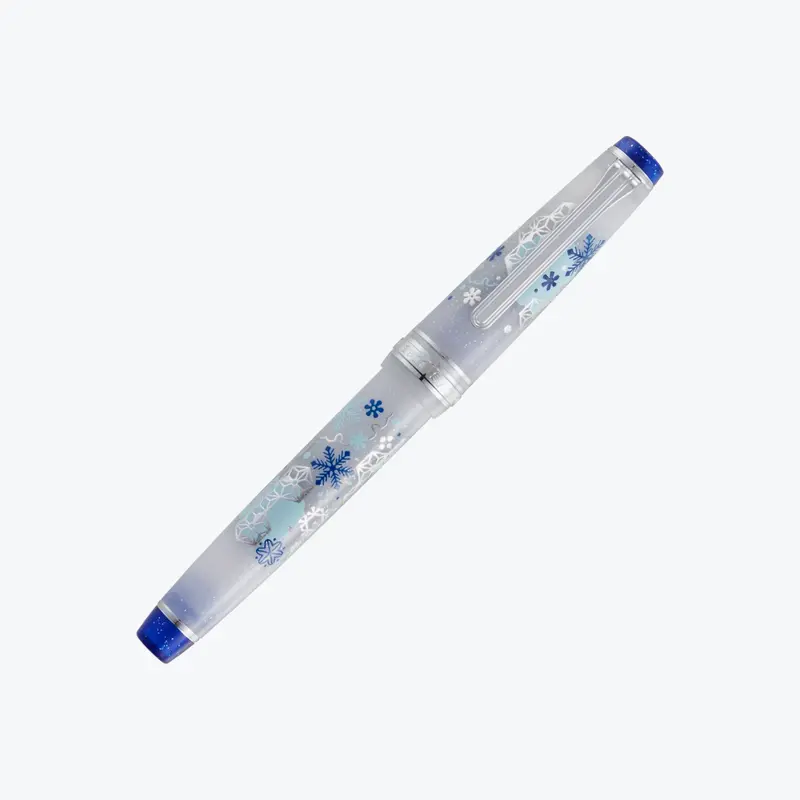 Plus X Sailor - Fountain Pen Set - Progear Slim - First Snow 1