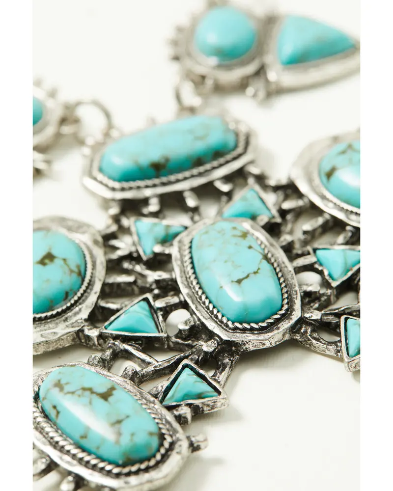 Porsha Squash Blossom Statement Necklace 2