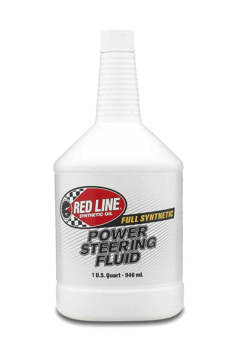 Power Steering Fluid, Red Line Synthetic, 1 Quart Bottle (1 Bottle Required) 1