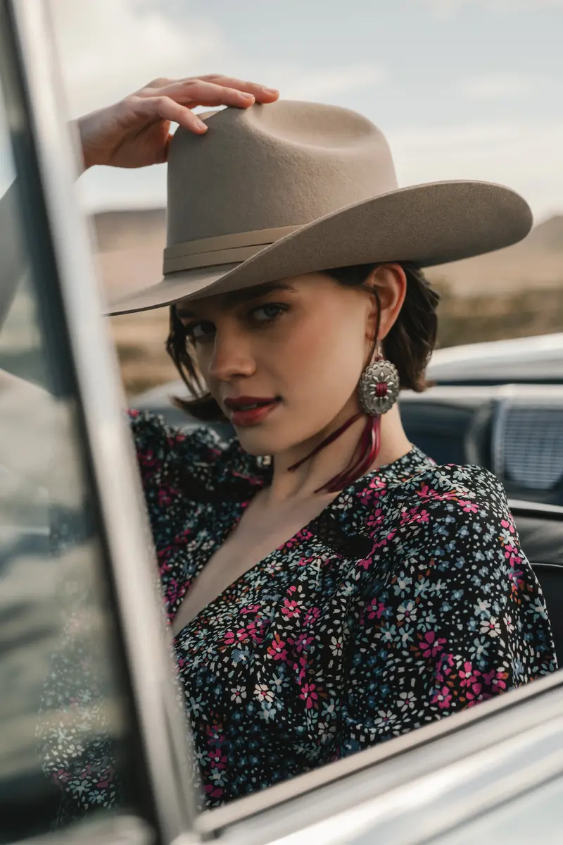 Priscilla Wool Cowboy Hat 1