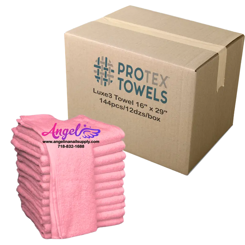 Protex Luxe3 Towel 16" X 29" - Petal Pink (Box Of 144) 1