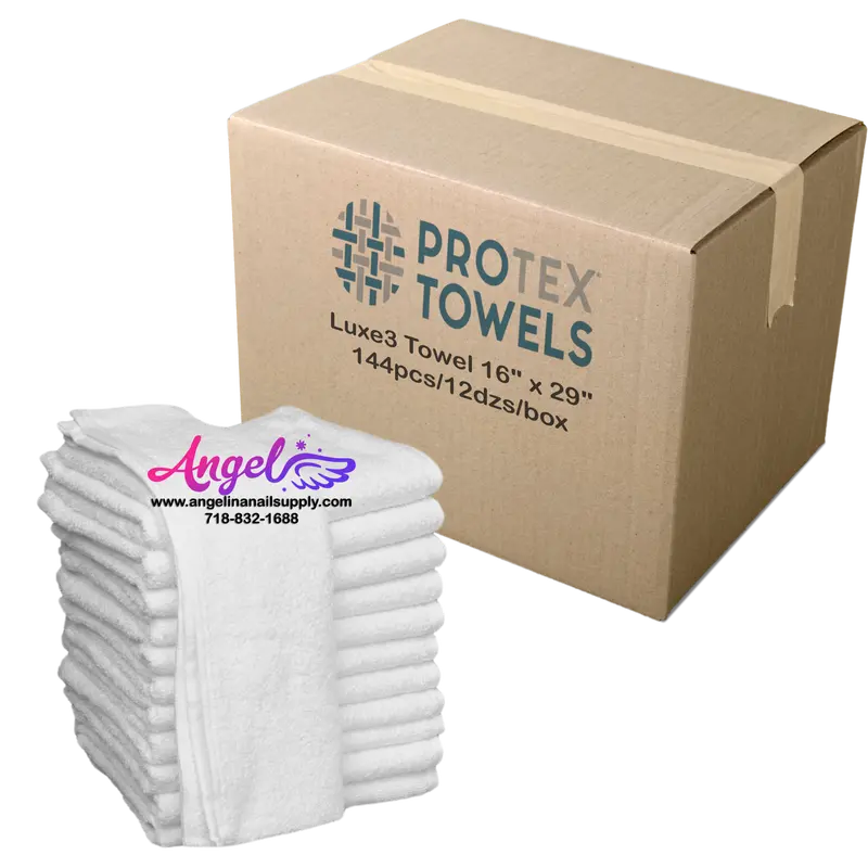 Protex Luxe3 Towel 16" X 29" - Snow White (Box Of 144) 1