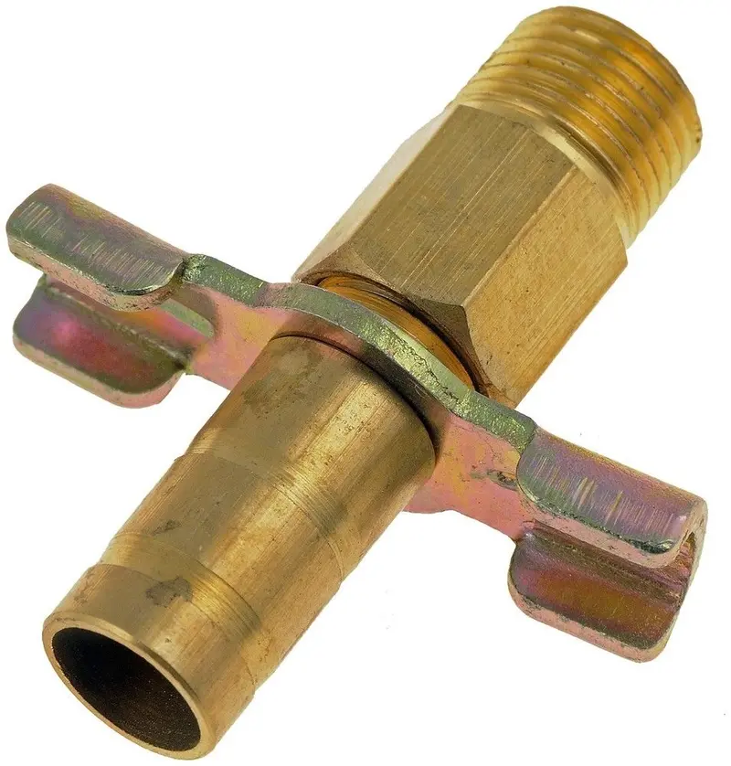 Radiator Petcock Drain Valve, Brass - 1967-88 Amc, Jeep 1
