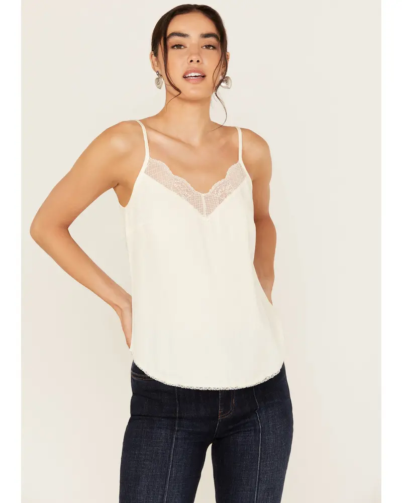Randa Lace Trim Cami 1