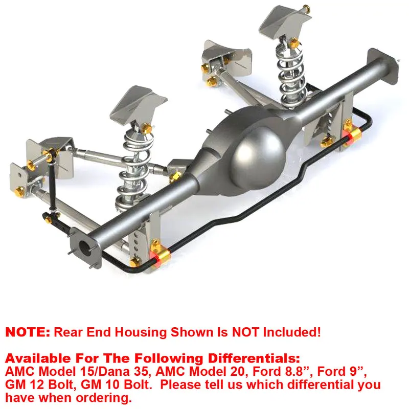 Rear 4-Link Coil-Over Suspension System, 1968-70 Amc Amx - Drop Ships In Approx. 4-6 Weeks 1