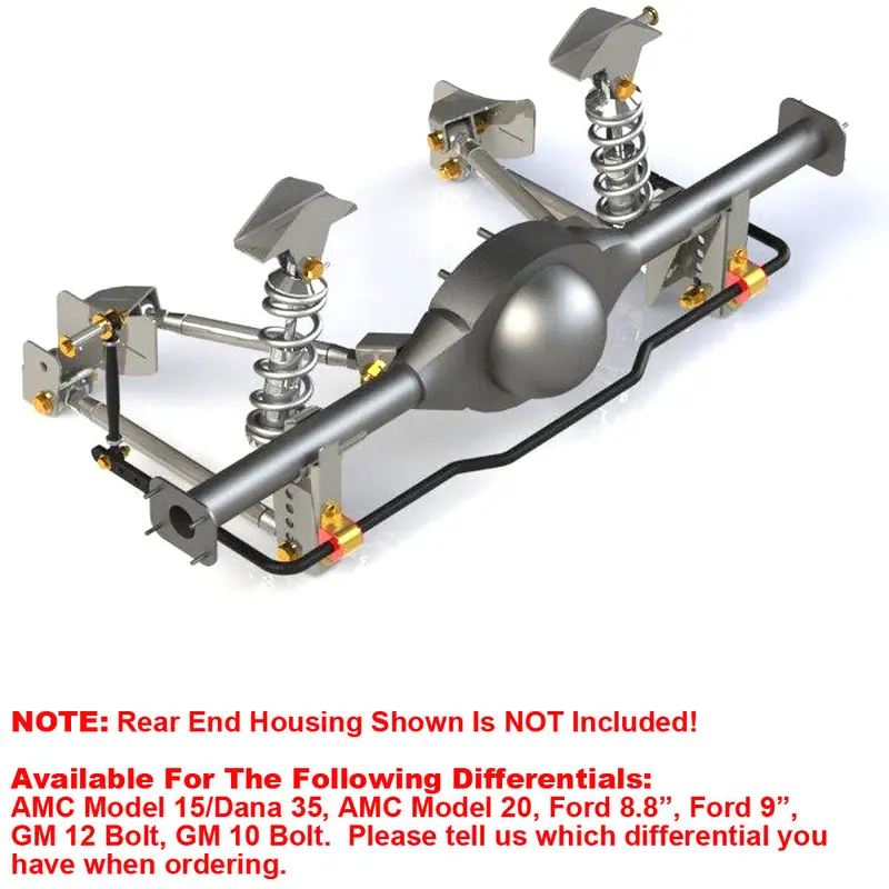 Rear 4-Link Coil-Over Suspension System, 1968-74 Amc Javelin - Drop Ships In Approx. 4-6 Weeks 1