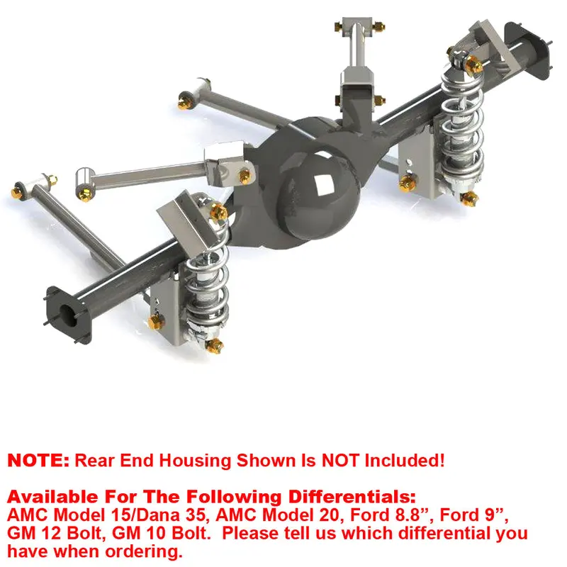 Rear 4-Link Coil-Over Suspension System, 1970-71 Amc Rebel/Rebel Machine - Drop Ships In Approx. 4-6 Weeks 1