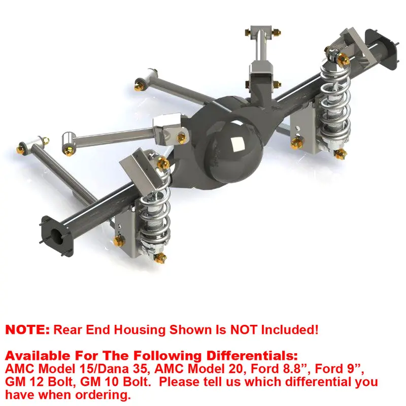 Rear 4-Link Coil-Over Suspension System, 1970-72 Amc Ambassador - Drop Ships In Approx. 4-6 Weeks 1