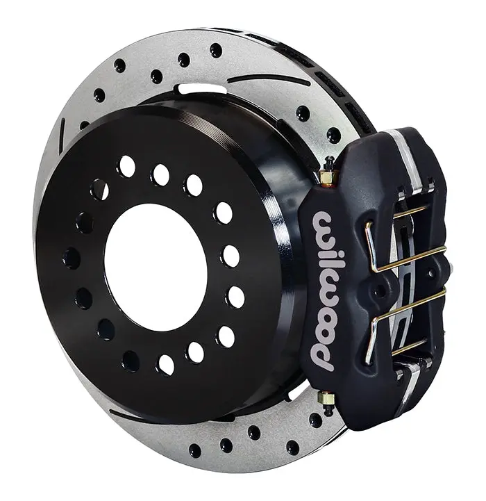 Rear Disc Brake Kit, Wilwood, Forged Dynapro Calipers W/Drilled & Slotted Rotors, 1969-1979 Amc (Two Caliper Colors) - Drop Ships In Approx. 2-3 Months 1