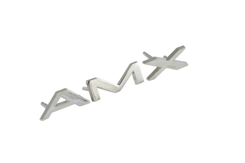 Rear Reflector & Quarter Panel Emblem,  "A-M-X" Letter Set, 1968-70 Amc Amx 1