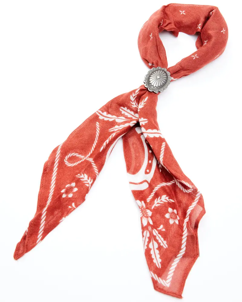 Red From The West Bandana Necklace 1
