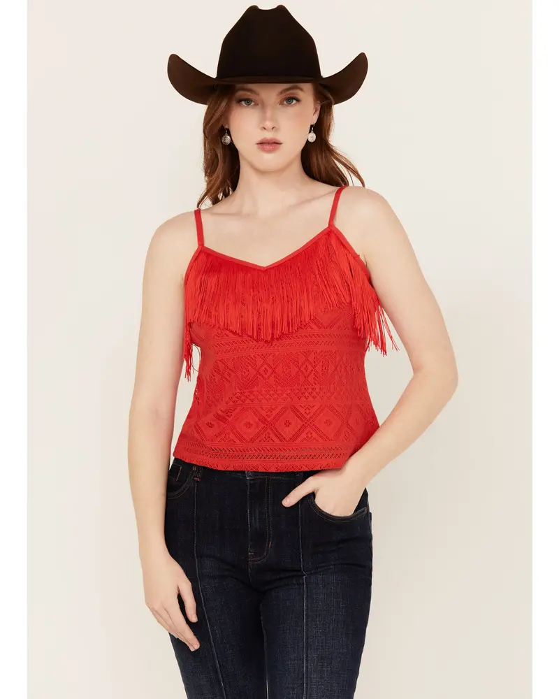 Redmond Lace Fringe Cami 1