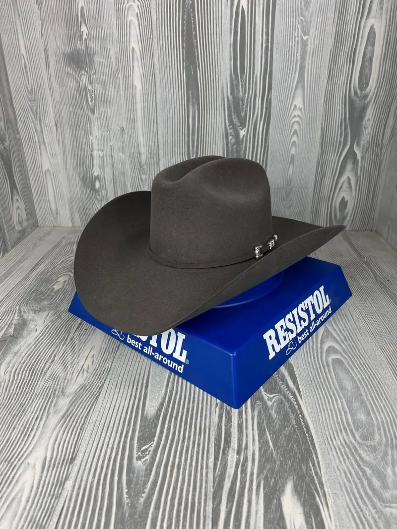 Resistol George Strait 6X Logan Charcoal Cowboy Hat 1