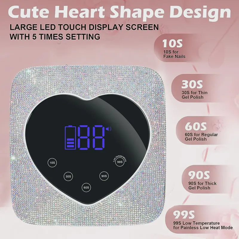 Rhinestone Uv Led Nail Lamp 1