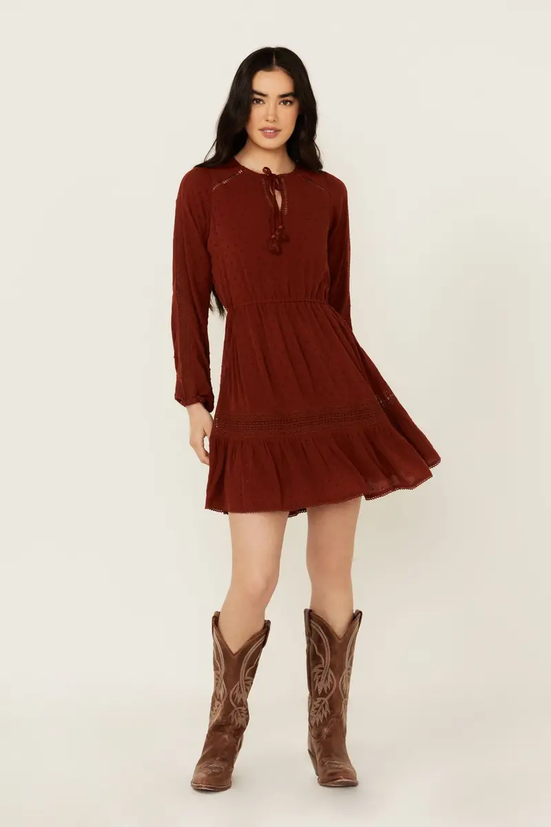 Riker Long Sleeve Mini Dress 1