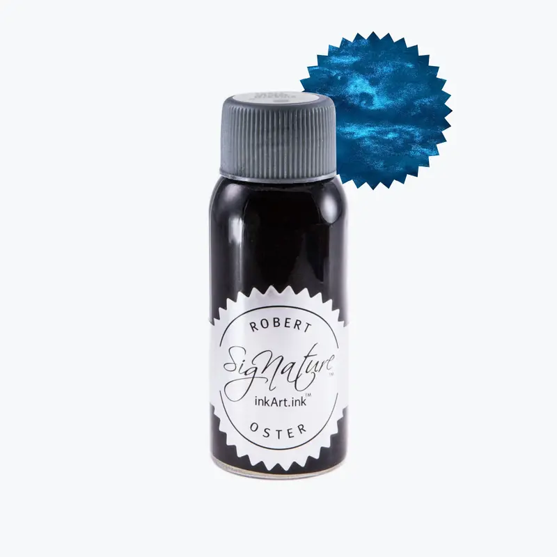 Robert Oster - Fountain Pen Ink - Shake 'N' Shimmy - Blue Moon 1