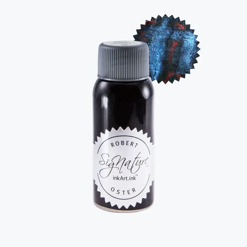 Robert Oster - Fountain Pen Ink - Shake 'N' Shimmy - Blue Velvet Storm 1