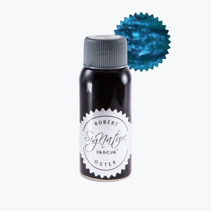 Robert Oster - Fountain Pen Ink - Shake 'N' Shimmy - Crystal Marine 1