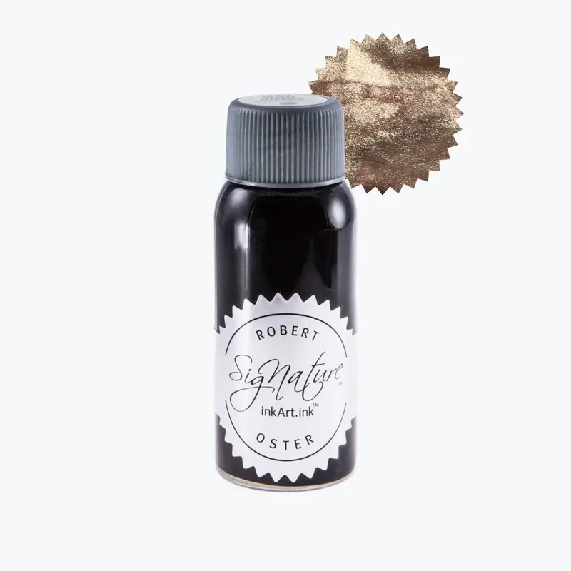 Robert Oster - Fountain Pen Ink - Shake 'N' Shimmy - Rose Gilt Tynte 1