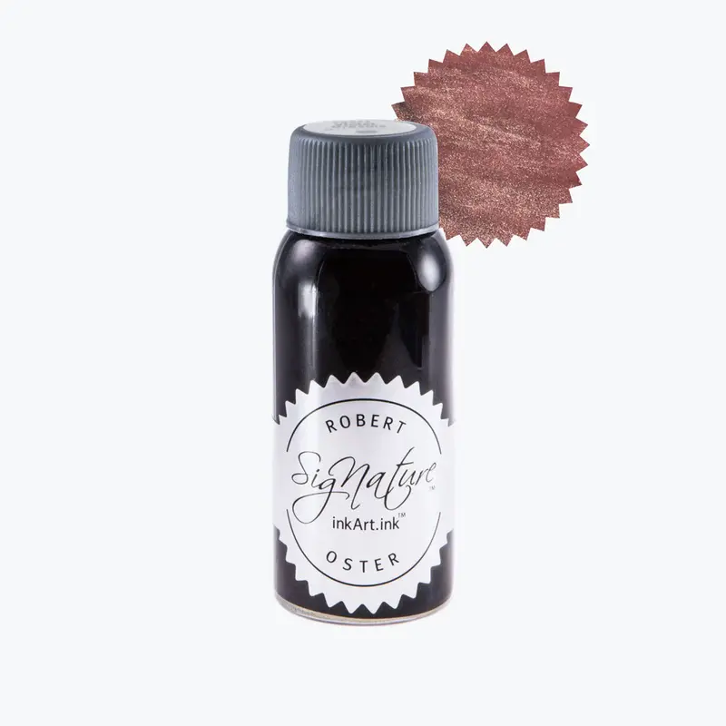 Robert Oster - Fountain Pen Ink - Shake 'N' Shimmy - Rose Gold Antiqua 1
