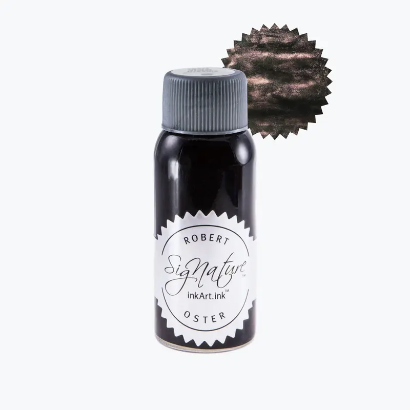 Robert Oster - Fountain Pen Ink - Shake 'N' Shimmy - Schwarz Rose 1