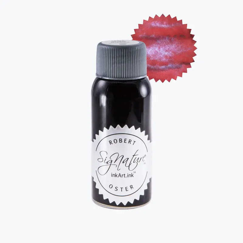 Robert Oster - Fountain Pen Ink - Shake 'N' Shimmy - Sparkling Cranberry 1
