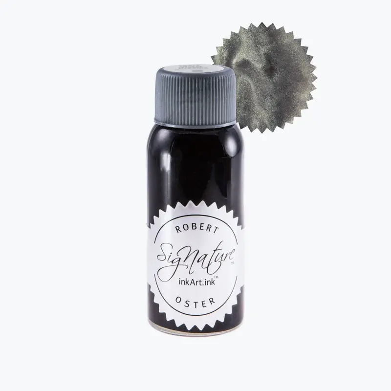 Robert Oster - Fountain Pen Ink - Shake 'N' Shimmy - Sterling Silver 1