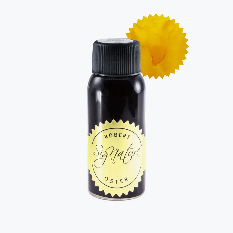 Robert Oster - Fountain Pen Ink - Signature - Yellow Sunrise 1