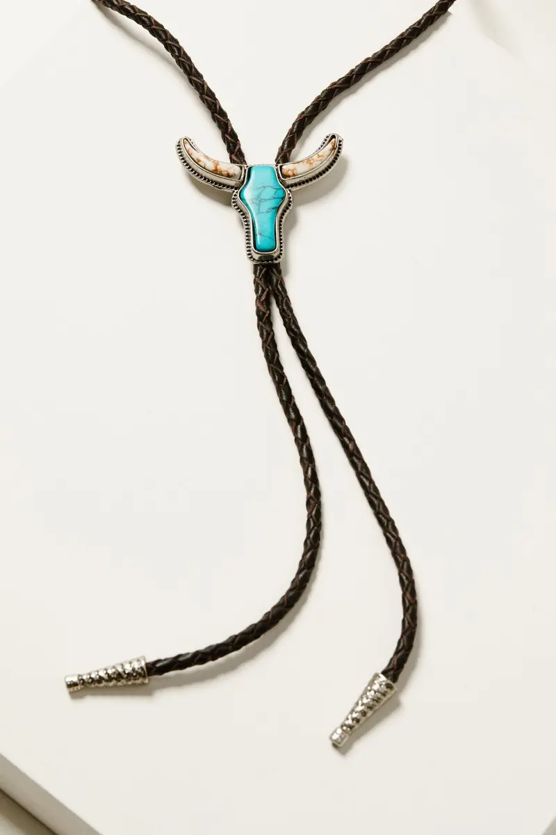 Rochelle Leather Bolo Tie 1
