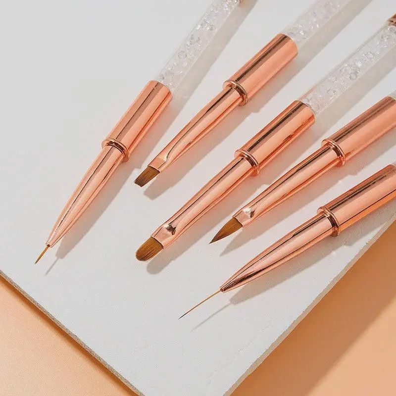 Rose Gold Gel Brush With  Cap 1