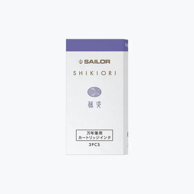 Sailor - Fountain Pen Ink - Cartridges - Shikiori - Fuji Sugata (Pack Of 8) 1